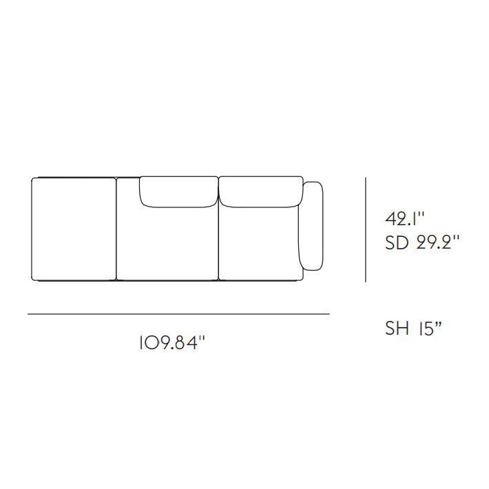 In Situ Modular Sofa Series 3-Seater, No. 4