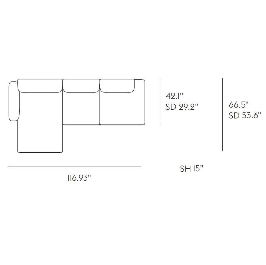 In Situ Modular Sofa Series 3-Seater, No. 9
