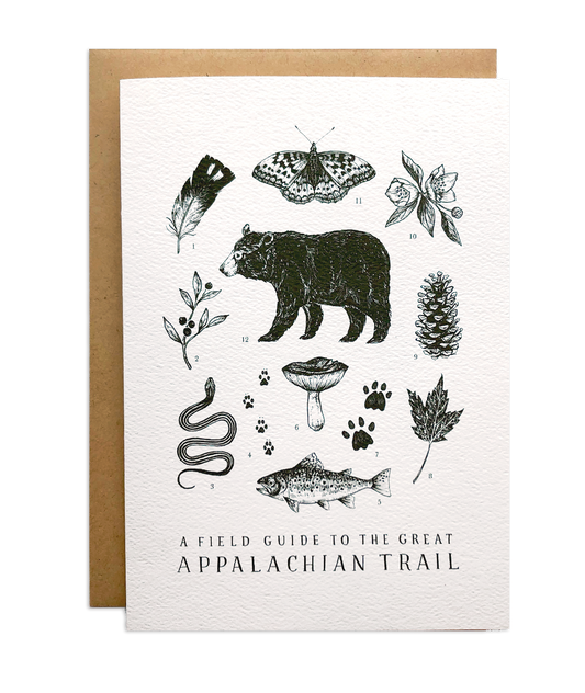 Appalachian Trail Field Guide Greeting Card