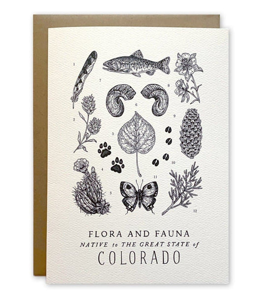Colorado Field Guide Greeting Card
