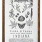 Indiana Field Guide Letterpress Print