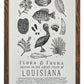 Louisiana Field Guide Letterpress Print
