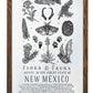 New Mexico Field Guide Letterpress Print