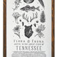 Tennessee Field Guide Letterpress Print