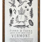 Vermont Field Guide Letterpress Print