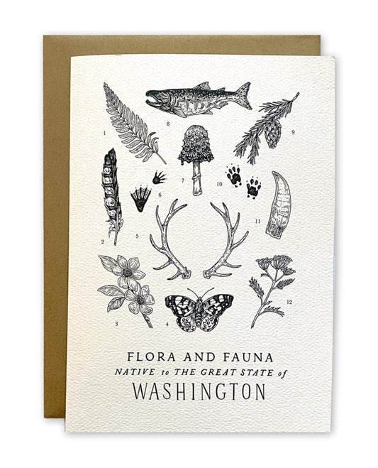 Washington Field Guide Greeting Card